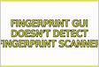 Fingerprint GUI doesnt detect fingerprint scanner